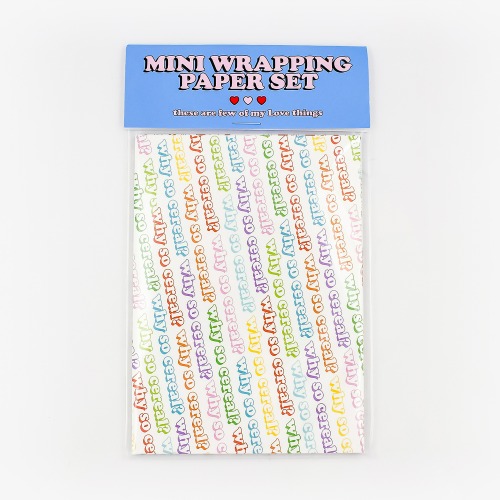 Mini wrapping paper set ver.2 러브띵스