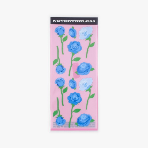 blue rose sticker NEVERTHELESS