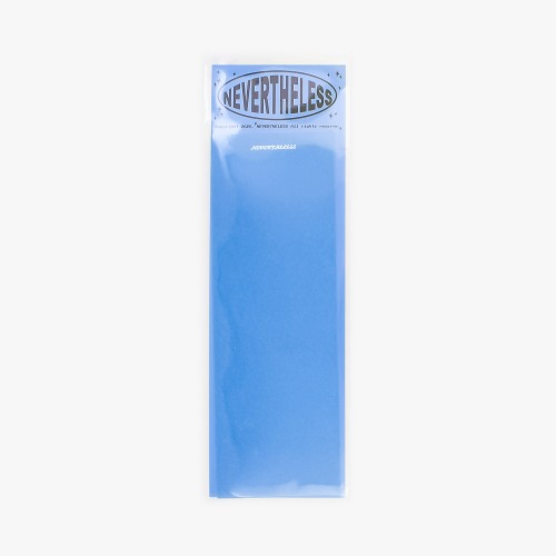 glitter sticker blue NEVERTHELESS