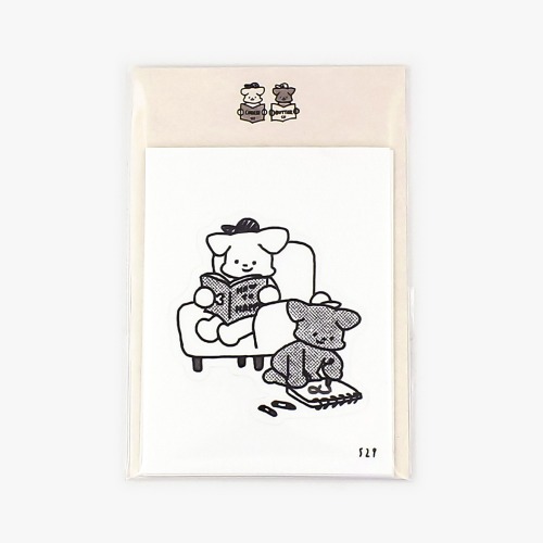butter&amp;cheese doodle sticker pack _ 리무버블 Oigu